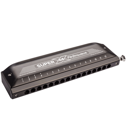 Hohner Super 64X Professional Chromatic Harmonica in the Key of C Hohner Chromatic Harmonica, Key of C 1