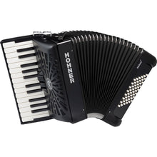 Hohner Bravo II 48 Bass Chromatic Accordion In Black Hohner Bass Accordion, Chromatic Accordion, Hohner Accordion, Hohner Bass Accordion 1
