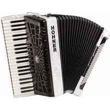Hohner Bravo III 120 Bass Chromatic Accordion in White Pearl Hohner Bass Accordion, Chromatic Accordion, Hohner Accordion, Hohner Bass Accordion 1