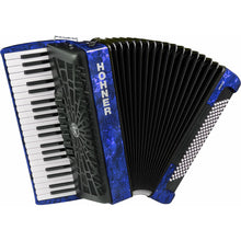 Hohner Bravo III 120 Bass Chromatic Accordion in Blue Pearl Hohner Bass Accordion, Chromatic Accordion, Hohner Accordion, Hohner Bass Accordion 1