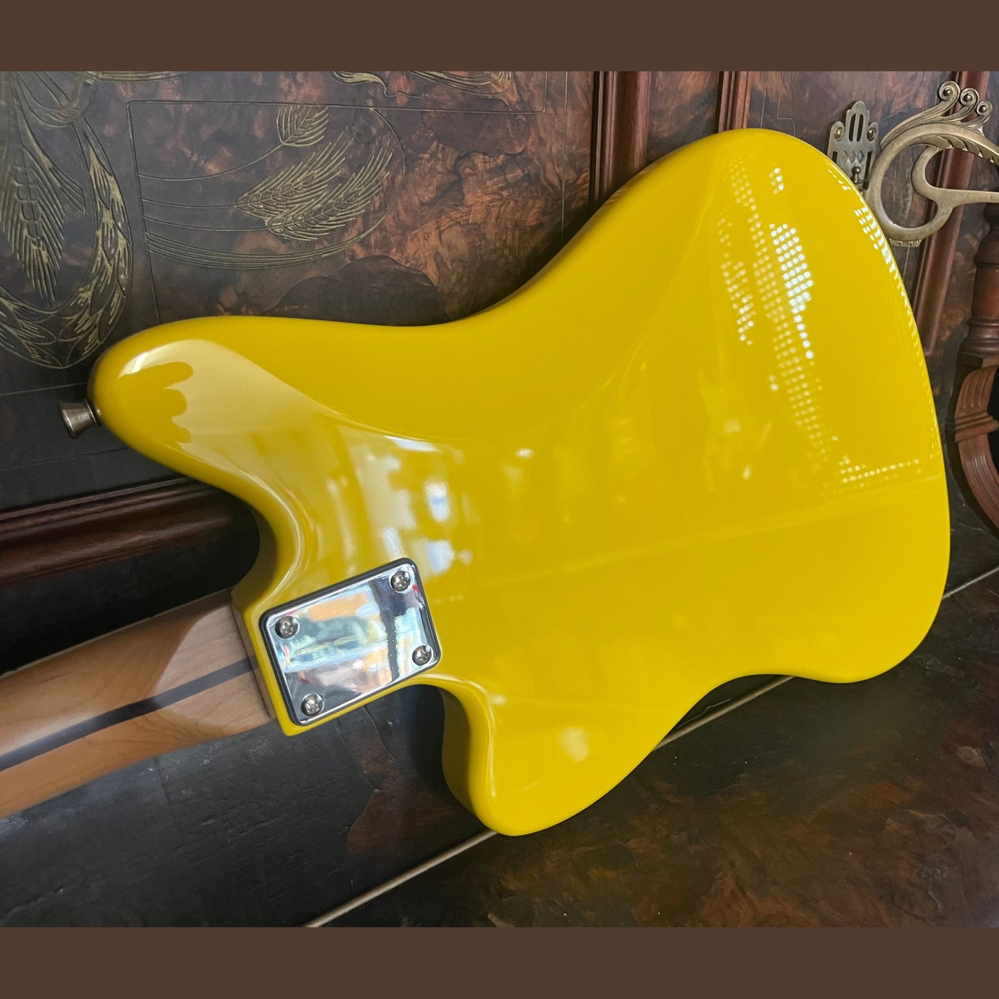 Northstar Pro Commander Electric Guitar Graffiti Yellow Gloss