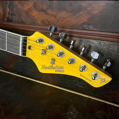 Northstar Pro Commander Electric Guitar Graffiti Yellow Gloss