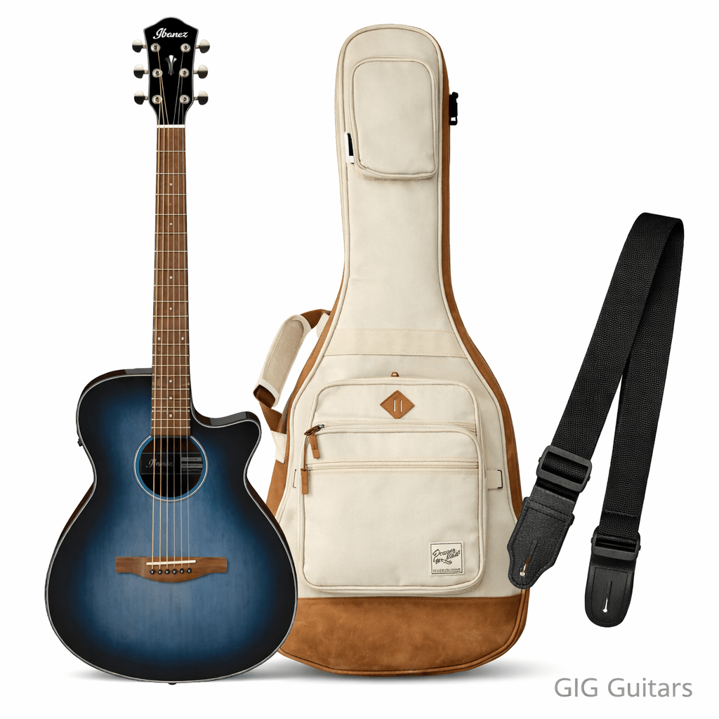 Ibanez AEG50 IBH Acoustic-Electric Guitar With Gig Bag and Free Strap Ibanez Acoustic Electric Guitar, Acoustic Gig Bag, Acoustic Guitar, Acoustic Guitars, Beginner, Beginner Packs, Beginners Pack, Bundle, Gig Bag, Guitar Strap, Guitar Straps, Straps, With Gig Bag 1