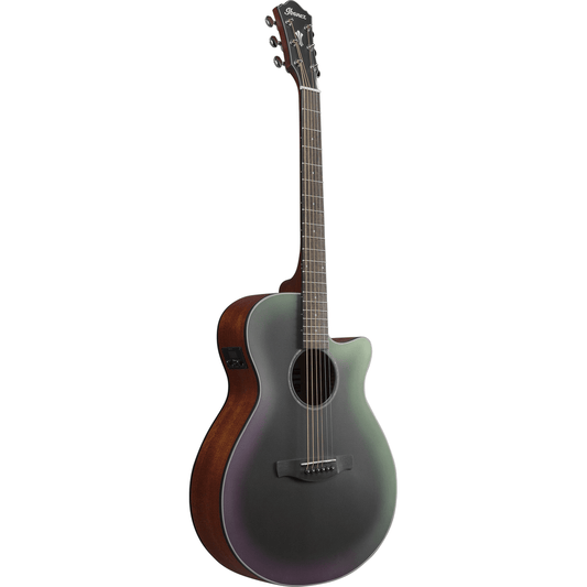 Ibanez AEG50 BAM Acoustic-Electric Guitar – Black Aurora Burst Matte Acoustic Guitars