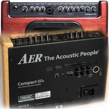 AER "Compact 60/4" Acoustic Instrument Amplifier In Oak with Mahogany Stain Finish 60 Watt AER Acoustic Amps, Amplifiers 2