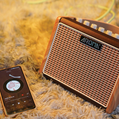 Aroma AG-15AML 15W Acoustic Guitar Rechargeable Amplifier