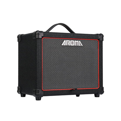 Aroma AG-20B Black 20W Electric Bass Guitar Amplifier - GIG Guitars