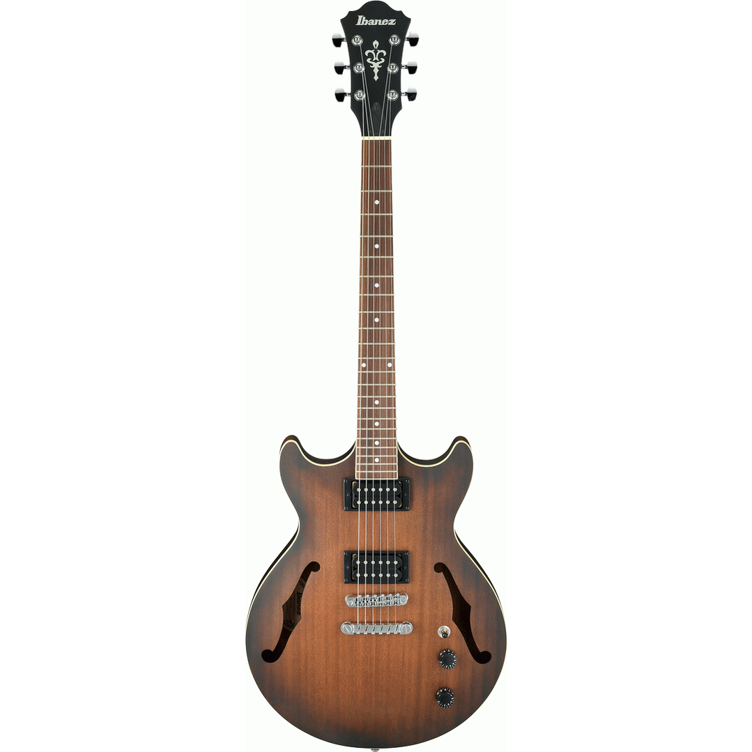 Ibanez AM53‑TF Artcore Semi‑Hollow Electric Guitar – Tobacco Flat