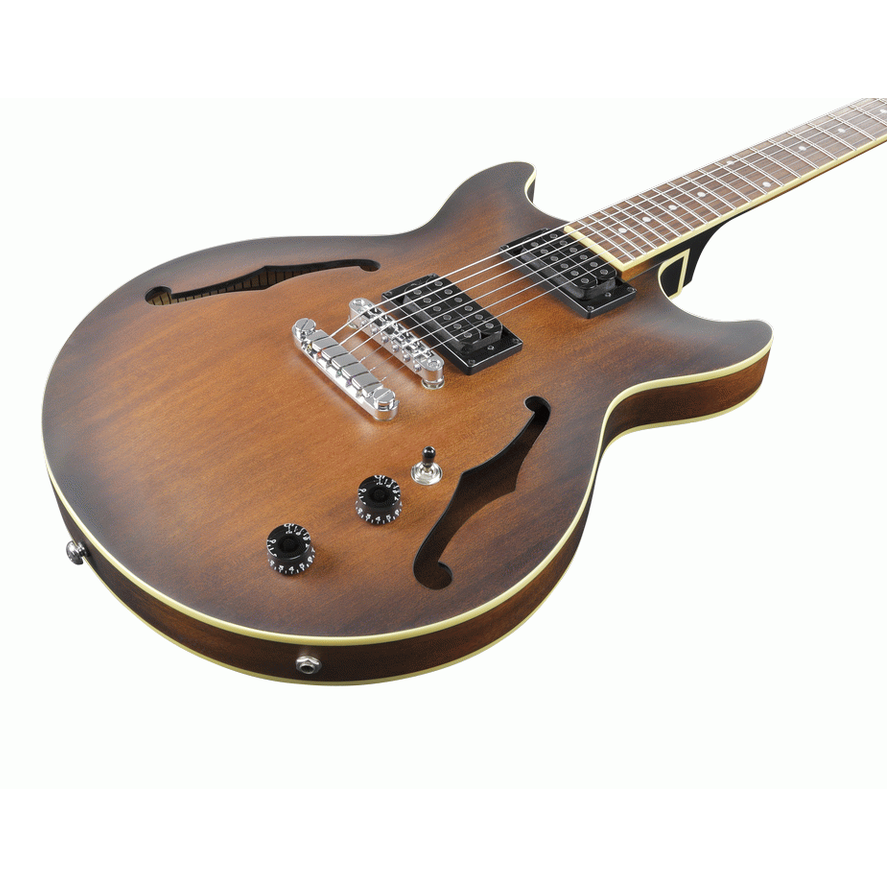 Ibanez AM53‑TF Artcore Semi‑Hollow Electric Guitar – Tobacco Flat