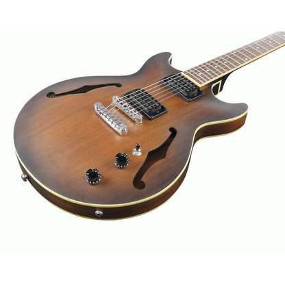 Ibanez AM53‑TF Artcore Semi‑Hollow Electric Guitar – Tobacco Flat