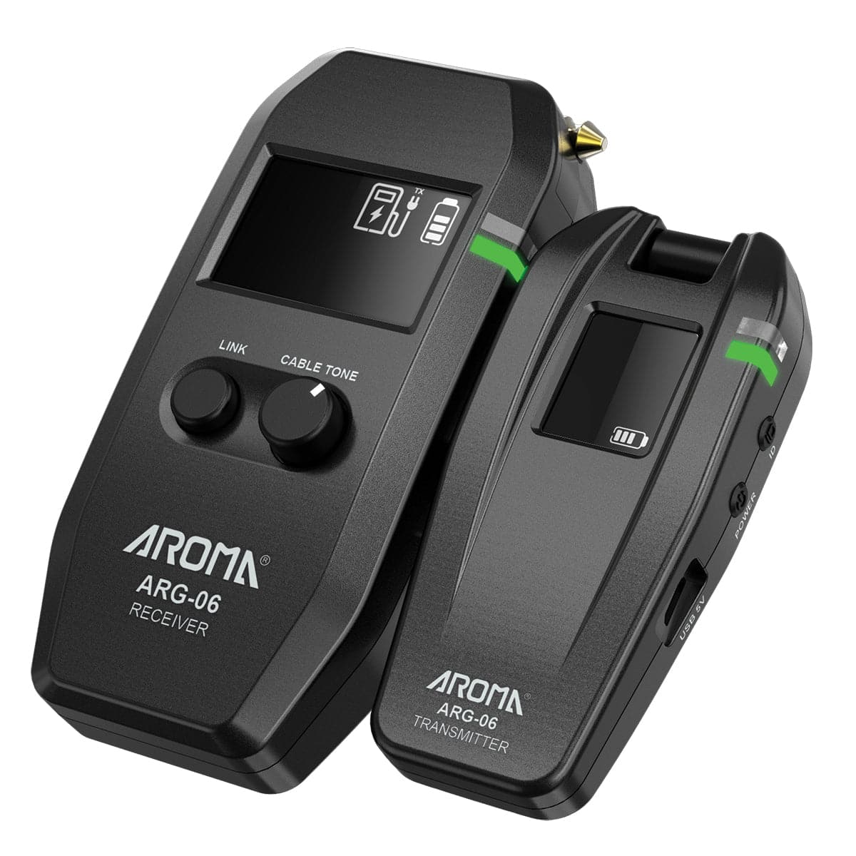 Aroma ARG06 Wireless Audio Transmission System 5.8Ghz - GIG Guitars