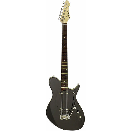 Aria Pro II J-B'Tone Baritone Electric Guitar in Black Gloss