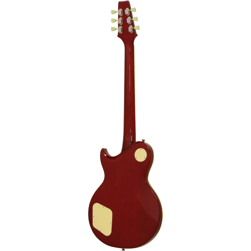 Aria PE-350STD Series Electric Guitar in Aged Cherry Sunburst