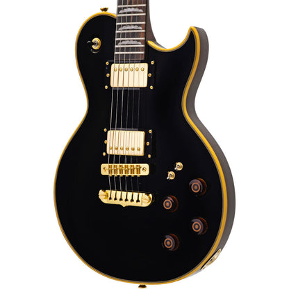 Aria PE‑F80 Electric Guitar Bundle – Black Gloss Top + Torque Wooden LP‑Style Case Aria Bundle, Case, Electric Guitar, Electric Guitar Case, Guitar Hardcase, Hardcase, With Case 6