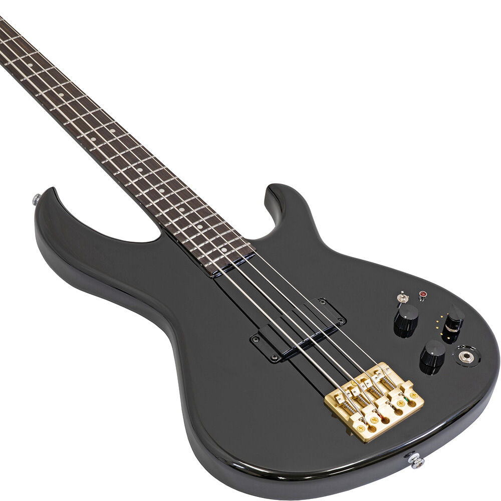 Aria Pro II Cliff Burton Signature SB-1000 Electric Bass Black