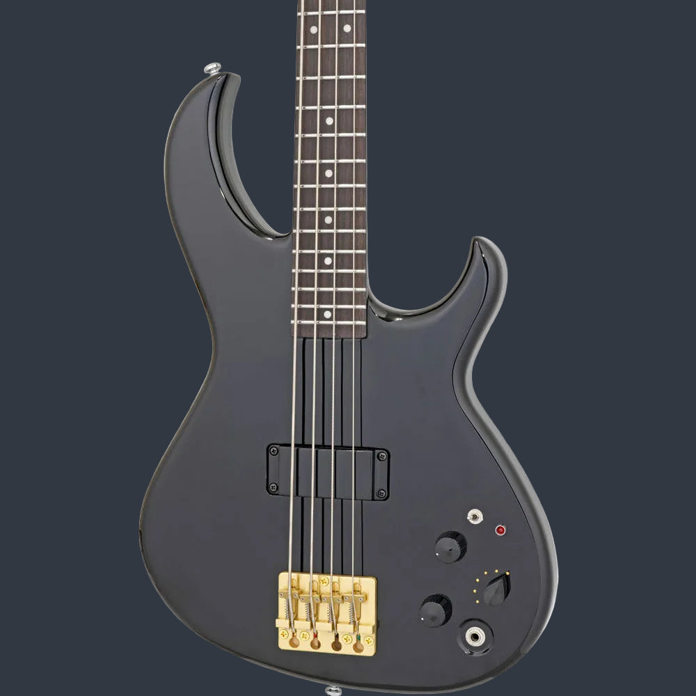 Aria Pro II Cliff Burton Signature SB-1000 Electric Bass Black