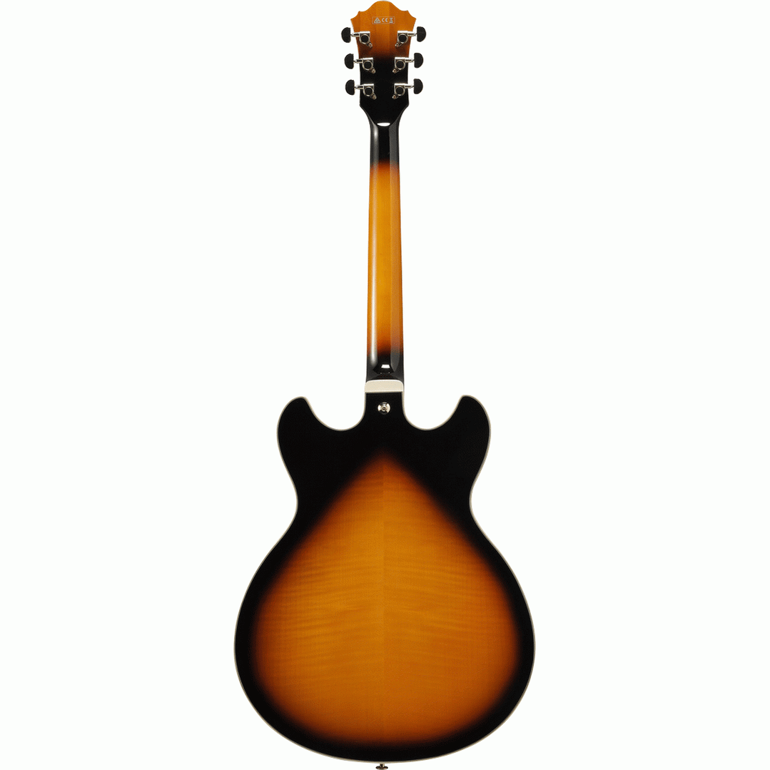 Ibanez AS113BS Artcore Semi-Hollow Electric Guitar – Brown Sunburst Semi-Hollow Guitars