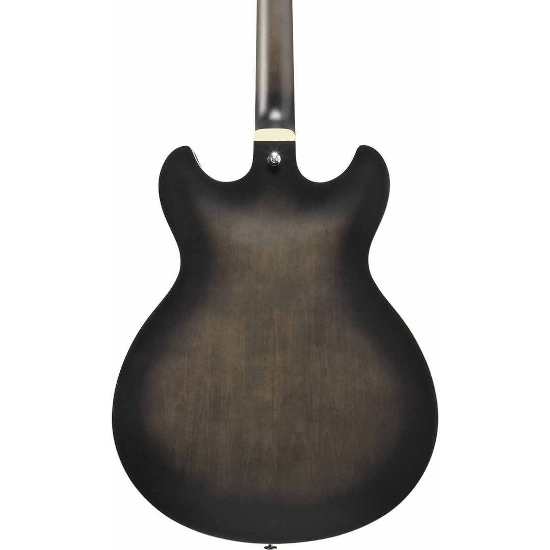 Ibanez AS53 TKF Artcore Semi-Hollow Electric Guitar – Transparent Black Flat Semi-Hollow Guitars