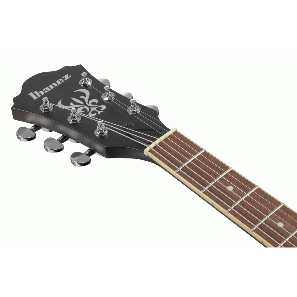 Ibanez AS53 TKF Artcore Semi-Hollow Electric Guitar – Transparent Black Flat Semi-Hollow Guitars