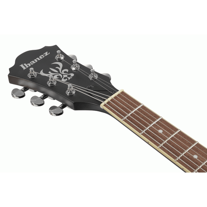 Ibanez AS53 TKF Artcore Semi-Hollow Electric Guitar – Transparent Black Flat Semi-Hollow Guitars