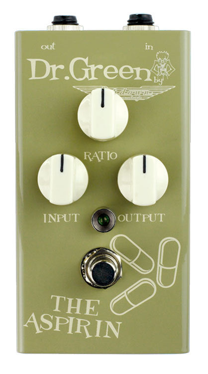 Ashdown Dr Green "The Aspirin" Bass Compressor Pedal
