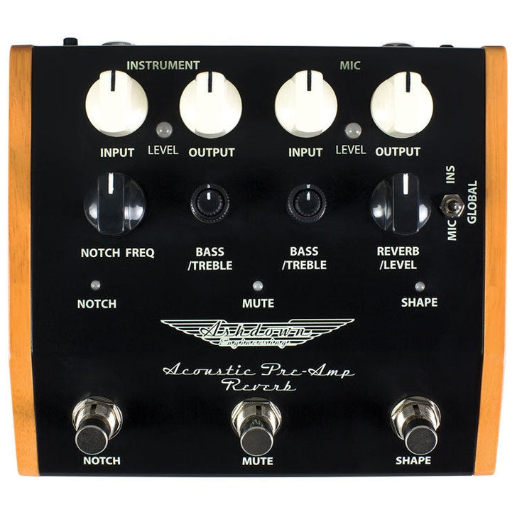 Ashdown Woodsman Series Acoustic Guitar Preamp Reverb Pedal