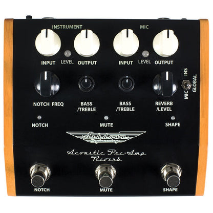 Ashdown Woodsman Series Acoustic Guitar Preamp Reverb Pedal