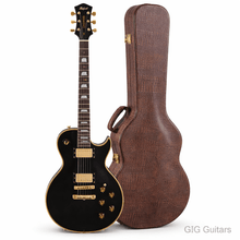 Aria PE‑F80 Electric Guitar Bundle – Black Gloss Top + Torque Wooden LP‑Style Case Aria Bundle, Case, Electric Guitar, Electric Guitar Case, Guitar Hardcase, Hardcase, With Case 1