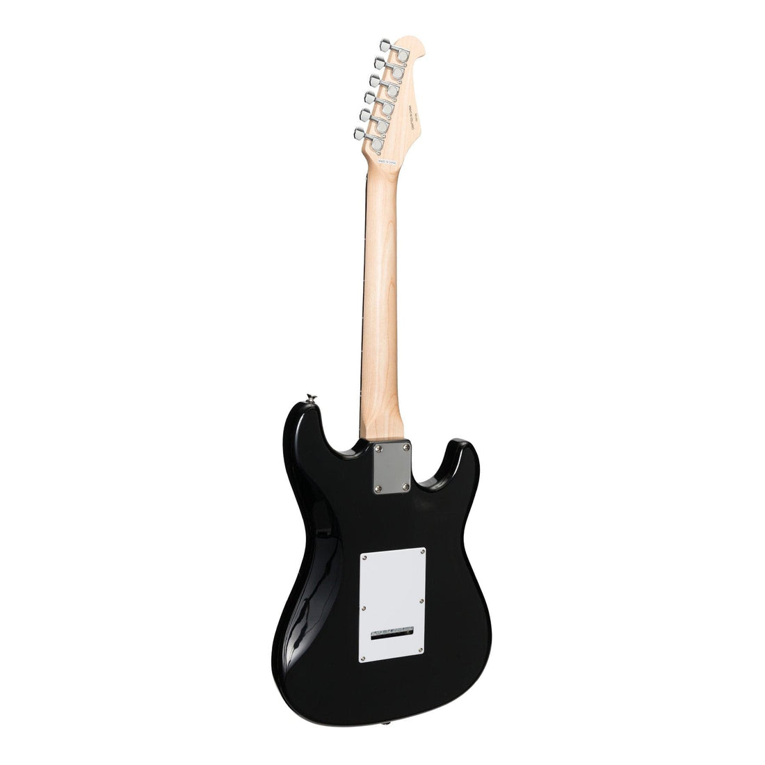 Casino ST-Style Left Handed Short-Scale Electric Guitar and 10 Watt Amplifier Pack (Black) - GIG Guitars