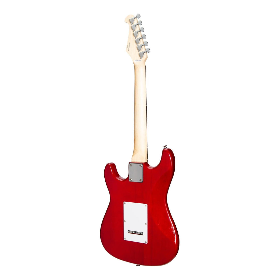 Casino ST-Style Short Scale Electric Guitar and 10 Watt Amplifier Pack (Transparent Wine Red) - GIG Guitars