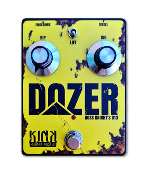 Kink Dozer Fuzz pedal collaboration with Cosmic Psychos