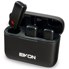 Eikon Twinstream 2.4Ghz Two Channel Wireless Smart Phone Mic System w/ charge case