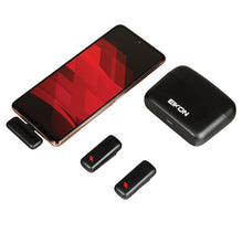 Eikon Twinstream 2.4Ghz Two Channel Wireless Smart Phone Mic System w/ charge case