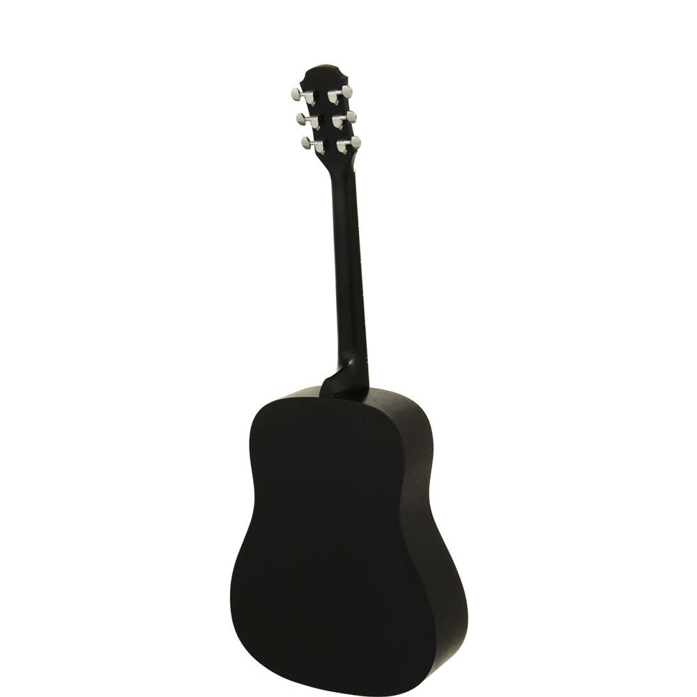 Aria Fiesta Series Traveller Acoustic Guitar in Black Matte Finish