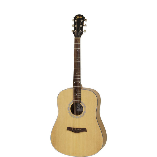 Aria Fiesta Series Traveller Acoustic Guitar in Natural Matte Finish