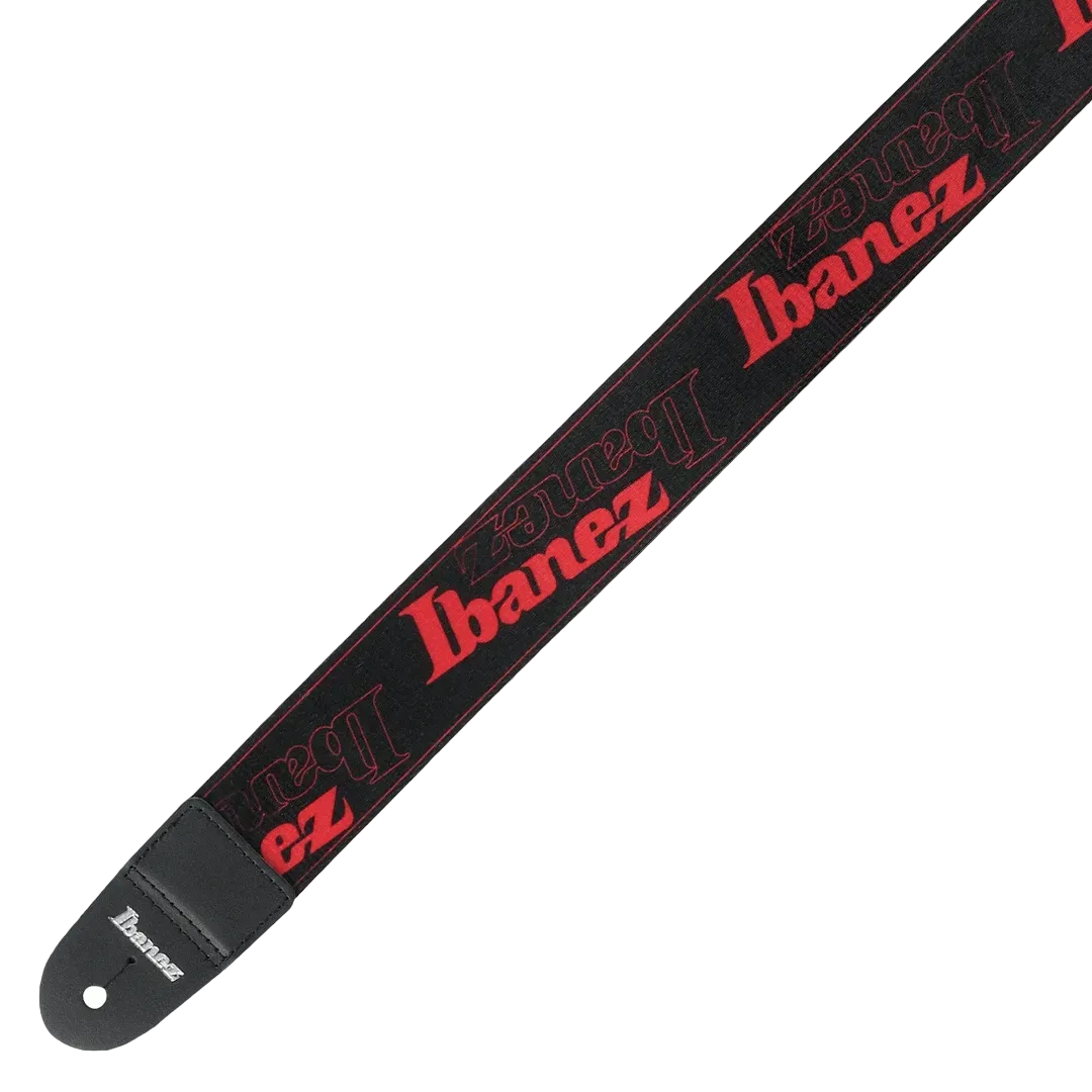 Ibanez GSD50-RD Guitar Strap Red Black 50mm Guitar Accessories
