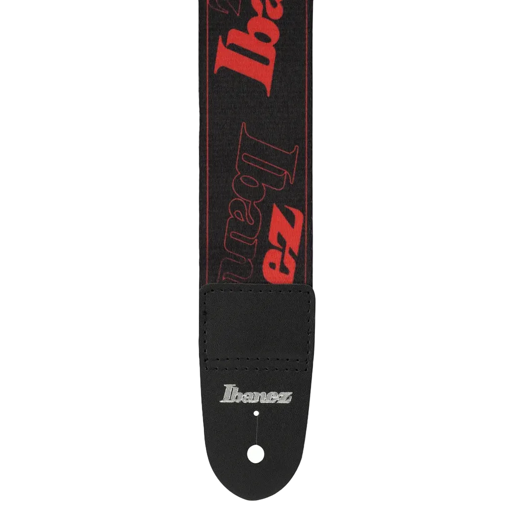 Ibanez GSD50-RD Guitar Strap Red Black 50mm Guitar Accessories