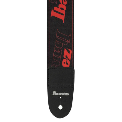 Ibanez GSD50-RD Guitar Strap Red Black 50mm Guitar Accessories