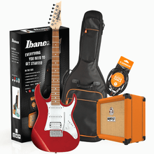 Ibanez RX40CA Guitar Pack with Orange Crush 12 Amp – Candy Apple Electric Guitars