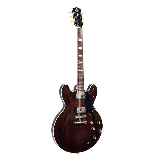 Sigma HBW‑102H‑DS – Semi‑Hollow Electric Guitar with Walnut Body