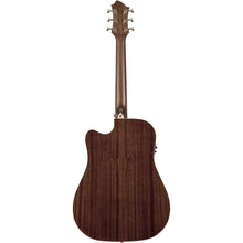 Hagstrom Elfdalia II Series Dreadnought AC/EL Guitar with Cutaway in Natural Acoustic Guitars