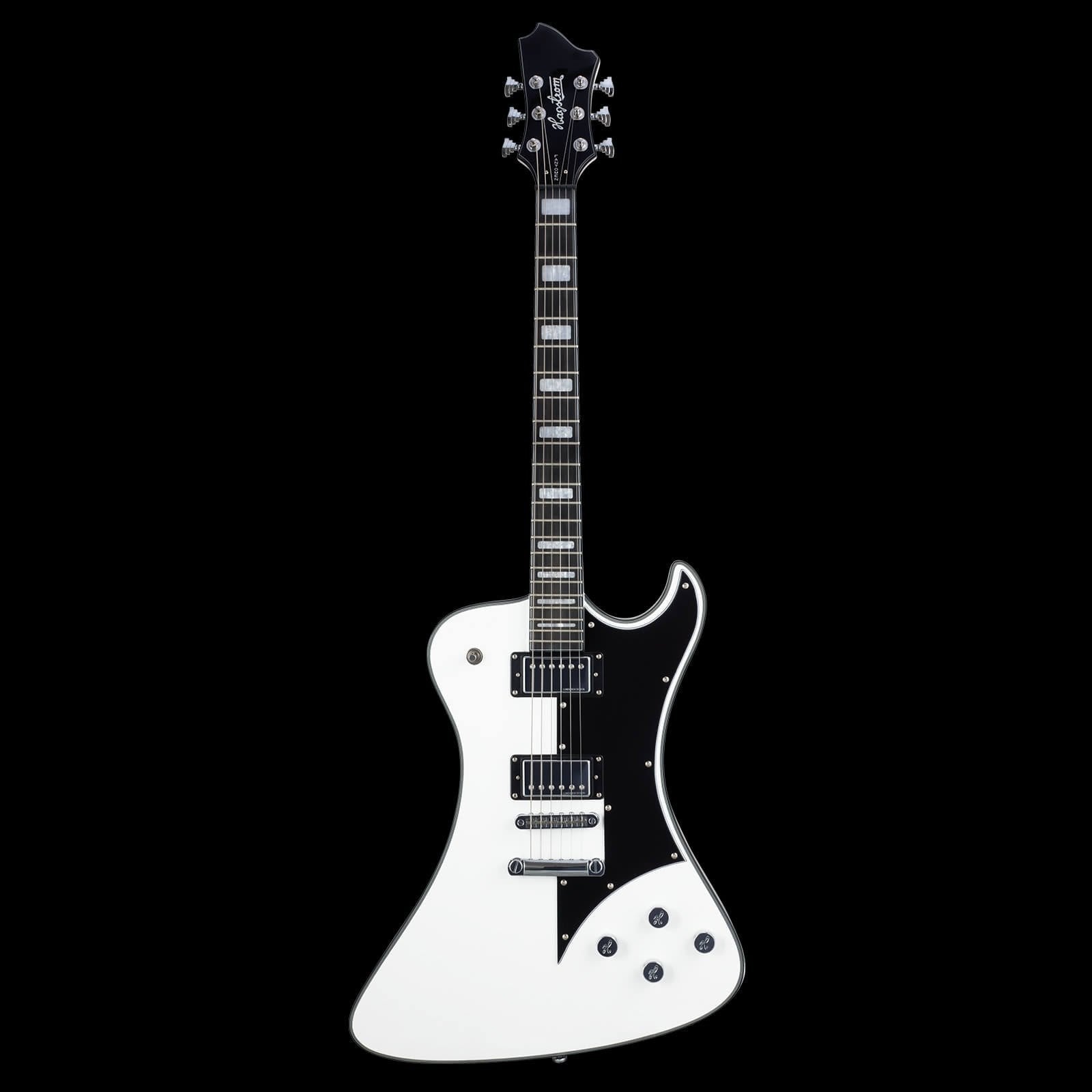 Hagstrom Fantomen Guitar in White Gloss with Branded Hardcase