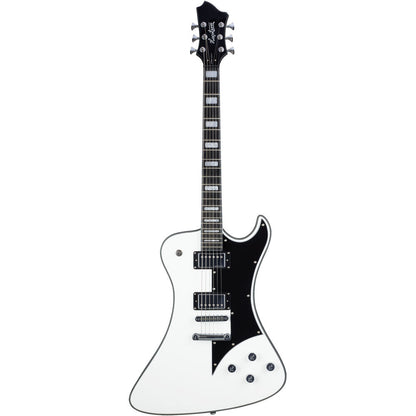 Hagstrom Fantomen Guitar in White Gloss with Branded Hardcase Hagstrom Guitars Fantomen, Featured Products, nada-hidden, White Gloss 1