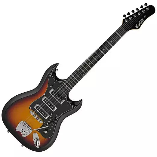 Hagstrom H-III Retroscape Guitar in 3-Tone Sunburst