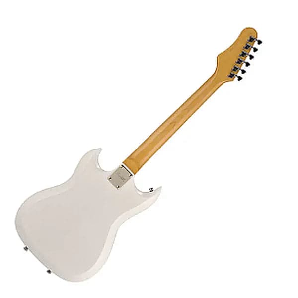 Hagstrom H-III Retroscape Guitar in White Gloss