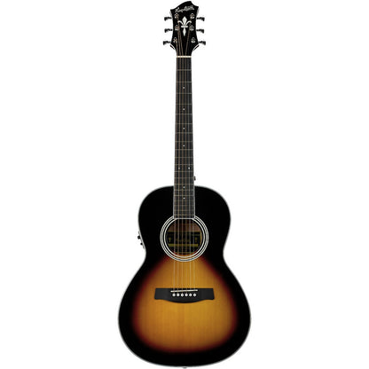 Hagstrom Guitars Acoustic Guitars Acoustic Electric Guitar, Clearance, Parlor, Seafarer II, Tobacco Sunburst 1
