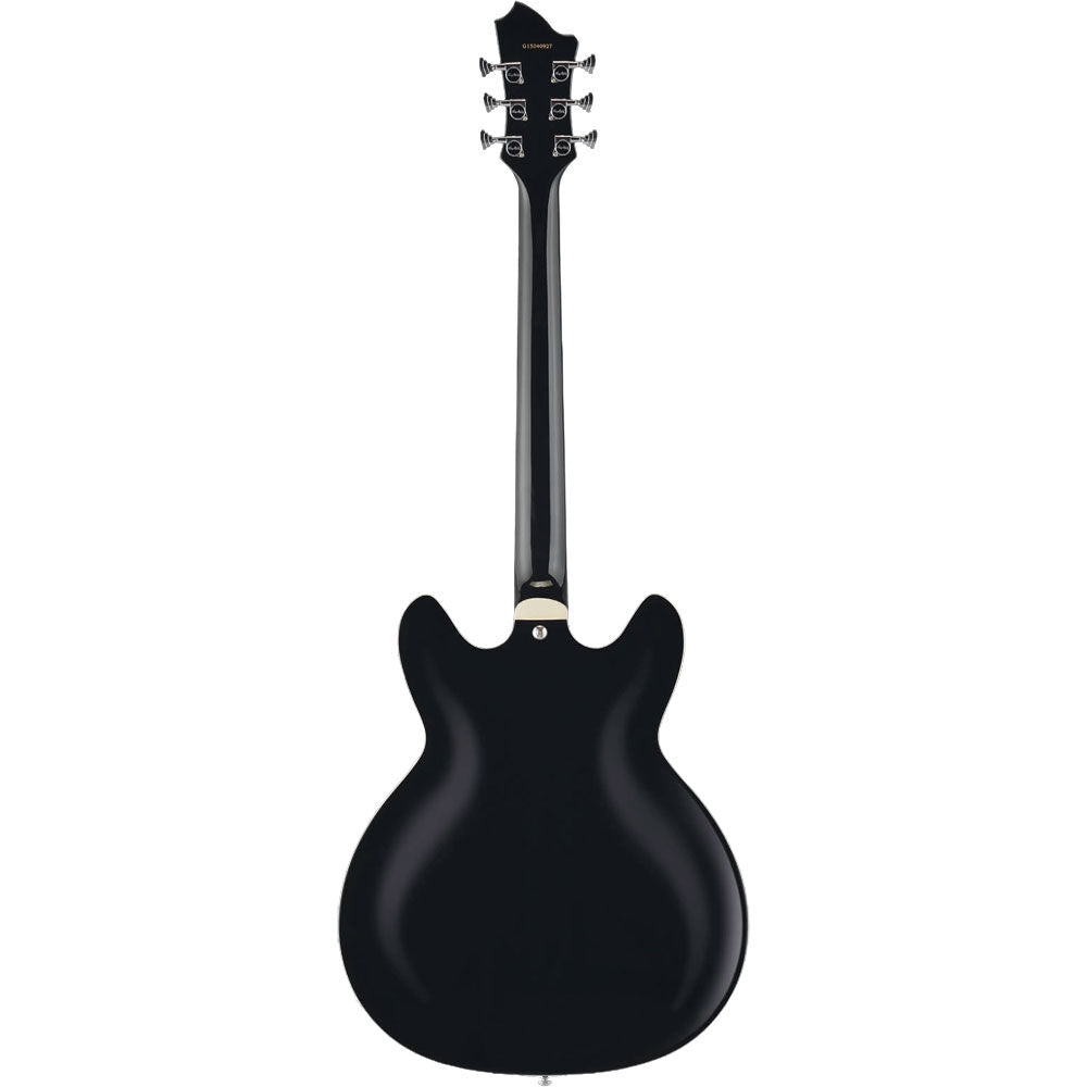 Hagstrom Super Viking Semi-Hollow Electric Guitar in Black Gloss Hagstrom Guitars Electric Guitar, Electric Guitar Case, Semi-Hollow 2