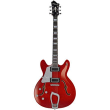 Hagstrom Guitars Semi-Hollow Guitars Electric Guitar, Jazz, Super Viking, Wild Cherry Transparent Gloss 1