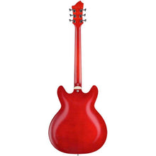 Hagstrom Guitars Semi-Hollow Guitars Electric Guitar, Jazz, Super Viking, Wild Cherry Transparent Gloss 2
