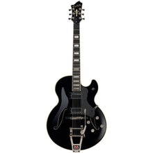 Hagstrom Tremar HJ500 Hollow Body Guitar in Black Gloss Hollow Body Guitars